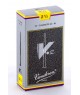 Boite de 10 anches Vandoren Traditionnelles force 2,5 pour Clarinette Sib