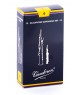 Boite de 10 anches Vandoren Traditionnelles force 2,5 pour Clarinette Sib