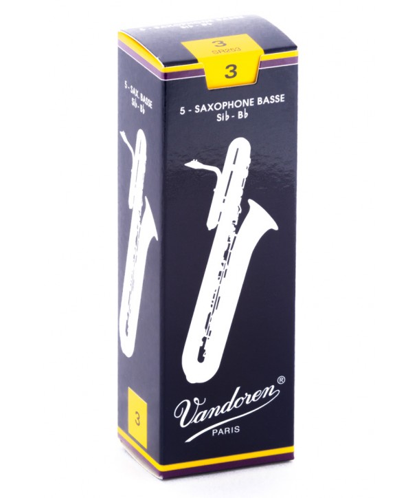 Boite de 10 anches Vandoren Traditionnelles force 2,5 pour Clarinette Sib