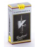 Boite de 10 anches Vandoren Traditionnelles force 2,5 pour Clarinette Sib