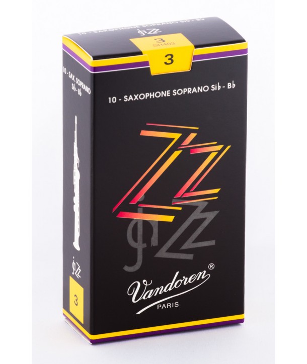 Boite de 10 anches Vandoren Traditionnelles force 2,5 pour Clarinette Sib