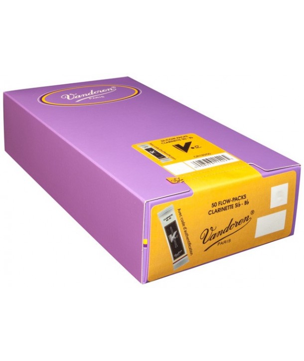 Vandoren V•12 B-Klarinetten Blätter - 50 Einheiten