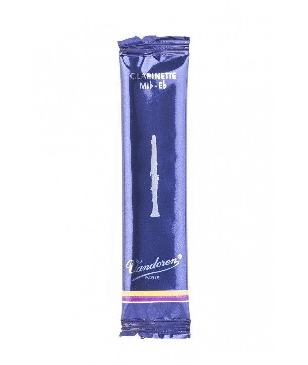 Boite de 10 anches Vandoren Traditionnelles force 2,5 pour Clarinette Sib