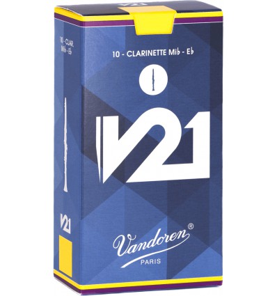 Boite de 10 anches Vandoren V21 pour Clarinette Mib